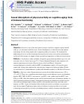 Cover page: Sexual dimorphism of physical activity on cognitive aging: Role of immune functioning