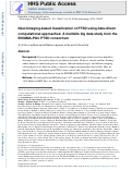 Cover page: Neuroimaging-based classification of PTSD using data-driven computational approaches: A multisite big data study from the ENIGMA-PGC PTSD consortium.