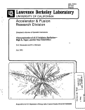 Cover page: Characterization of ALS Undulator Radiation - high K, Taper, and the Near Field Effect