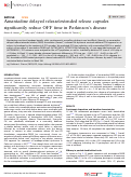 Cover page: Amantadine delayed release/extended release capsules significantly reduce OFF time in Parkinson’s disease