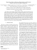 Cover page: Magnesium oxide at extreme temperatures and pressures studied with first-principles simulations