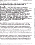 Cover page: The Monarch Initiative in 2019: an integrative data and analytic platform connecting phenotypes to genotypes across species