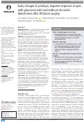 Cover page: Early changes in photopic negative response in eyes with glaucoma with and without choroidal detachment after filtration surgery.