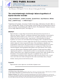 Cover page: The catecholaminergic–cholinergic balance hypothesis of bipolar disorder revisited