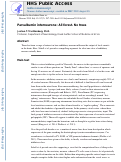 Cover page: Parvalbumin Interneurons: All Forest, No Trees