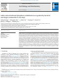 Cover page: Labile carbon facilitated phosphorus solubilization as regulated by bacterial and fungal communities in Zea mays