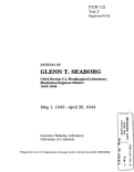 Cover page: Journal of Glenn T. Seaborg: Chief, Section C-1, Metallurgical Laboratory, Manhattan Engineer District, 1942-46 (Volume 2)