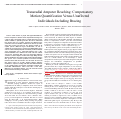 Cover page: Transradial Amputee Reaching: Compensatory Motion Quantification Versus Unaffected Individuals Including Bracing