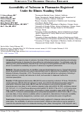 Cover page: Accessibility of Naloxone in Pharmacies Registered Under the Illinois Standing Order