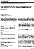 Cover page: Radiogenomics and Imaging Phenotypes in Glioblastoma: Novel Observations and Correlation with Molecular Characteristics