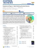 Cover page of Engineering Phages to Fight Multidrug-Resistant Bacteria.