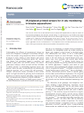 Cover page: Multiplexed printed sensors for in situ monitoring in bivalve aquaculture