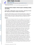 Cover page: Voxel-based lesion analysis of brain regions underlying reading and writing.