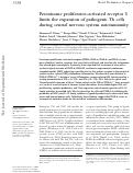 Cover page: Peroxisome proliferator–activated receptor δ limits the expansion of pathogenic Th cells during central nervous system autoimmunity