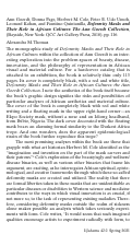 Cover page: Ann Goerdt, Donna Page, Herbert M. Cole, Peter E. Udo Umoh, Leonard Kahan, and Faustino Quintanilla, Deformity Masks and Their Role in African Cultures: The Ann Goerdt Collection, (Bayside, New York: QCC Art Gallery Press, 2018). pp. 116.