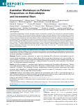 Cover page: Australian Workshops on Patients’ Perspectives on Hemodialysis and Incremental Start