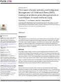 Cover page: The impact of pulse oximetry and Integrated Management of Childhood Illness (IMCI) training on antibiotic prescribing practices in rural Malawi: A mixed-methods study