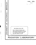 Cover page: NOTES ON THE PREPARATION OF HYDROGEN CYANIDE-C14 FROM BaC14O3