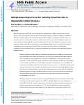 Cover page: Optopharmacological tools for restoring visual function in degenerative retinal diseases