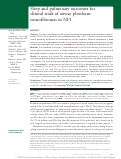 Cover page: Sleep and pulmonary outcomes for clinical trials of airway plexiform neurofibromas in NF1