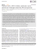 Cover page: Treatment with a JAK1/2 inhibitor ameliorates murine autoimmune cholangitis induced by IFN overexpression