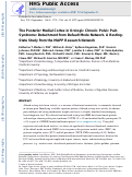 Cover page: The posterior medial cortex in urologic chronic pelvic pain syndrome