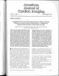 Cover page: Variability in tissue characterization of atherosclerotic plaque by intravascular ultrasound: a comparison of four intravascular ultrasound systems.