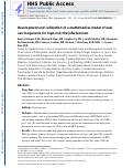 Cover page: Development and Calibration of a Mathematical Model of Anal Carcinogenesis for High-Risk HIV-Infected Men