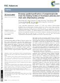 Cover page: Bioassay-guided purification of sesquiterpenoids from the fruiting bodies of Fomitopsis pinicola and their anti-inflammatory activity