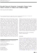 Cover page: Decadal-Timescale Estuarine Geomorphic Change Under Future Scenarios of Climate and Sediment Supply