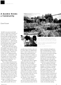 Cover page: Oakland -- A Garden Grows a Community     [Roots]