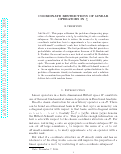 Cover page: Coordinate restrictions of linear operators in $l_2^n$