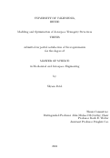 Cover page: Modeling and Optimization of Aerospace Tensegrity Structures