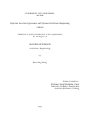 Cover page: Expertise Location Approaches and Systems in Software Engineering