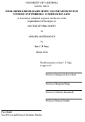 Cover page: High-order Kernel-based Finite Volume Methods for Systems of Hyperbolic Conservation Laws