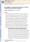 Cover page: All Competition Is Not Alike: Neural Mechanisms for Resolving Underdetermined and Prepotent Competition