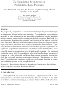 Cover page: TP-Compilation for inference in probabilistic logic programs