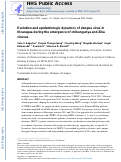 Cover page: Evolution and epidemiologic dynamics of dengue virus in Nicaragua during the emergence of chikungunya and Zika viruses