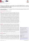 Cover page: A dynamic epibiont community associated with the bone-eating polychaete genus Osedax.