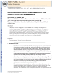 Cover page: Non-Homogeneous Poisson Process Model for Genetic Crossover Interference