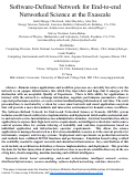 Cover page: Software-Defined Network for End-to-end Networked Science at the Exascale