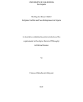 Cover page: The Dog that Doesn’t Bark?: Religious Conflict and Peace Entrepreneurs in Nigeria