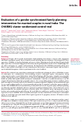 Cover page: Evaluation of a gender synchronized family planning intervention for married couples in rural India: The CHARM2 cluster randomized control trial