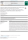 Cover page: A latent class analysis of alcohol and posttraumatic stress symptoms among offspring of parents with and without alcohol use disorder