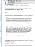 Cover page: Binge drinking concurrent with anal intercourse and condom use among men who have sex with men.