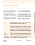 Cover page: Physician Perceptions of the Electronic Problem List in Pediatric Trauma Care.