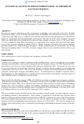 Cover page: Acoustical quality in office workstations, as assessed by occupant surveys