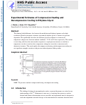 Cover page: Experimental estimates of compression heating and decompression cooling in ethylene glycol.