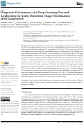 Cover page: Diagnostic Performance of a Deep Learning-Powered Application for Aortic Dissection Triage Prioritization and Classification.