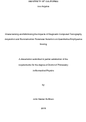 Cover page: Characterizing and Minimizing the Impacts of Diagnostic Computed Tomography Acquisition and Reconstruction Parameter Selection on Quantitative Emphysema Scoring